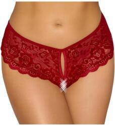 Cottelli Collection - nyitott csipke bugyi (piros) (23109703051) - vagyaim
