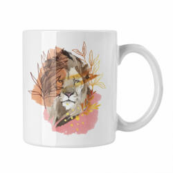  Oroszlán - Fehér Bögre (616896)