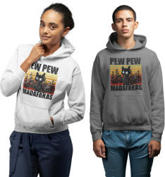 Fruit of the Loom, Kariban Pew-Pew Madafakas - Unisex Kapucnis Pulóver (223329)