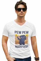  Pew-Pew Madafakas - Férfi V Nyakú Póló (449410)