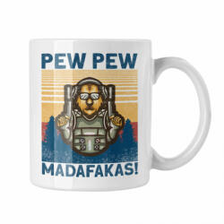 Pew-Pew Madafakas - Fehér Bögre (889511)