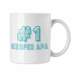 Szuper Apa #1 - Fehér Bögre (913686)