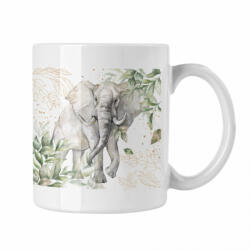 Elefánt - Fehér Bögre (248562)