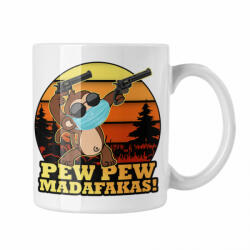  Pew-Pew Madafakas - Fehér Bögre (179844)