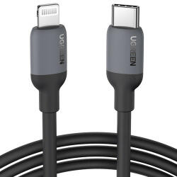 UGREEN fast charging cable USB Type C - Lightning (MFI certified) Power Delivery 20W 1m black (US387 20304)