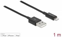 Delock USB Lightning Încărcător/date Negru 1m 83002 (83002)