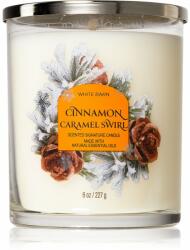 Bath & Body Works Cinnamon Caramel Swirl lumânare parfumată 227 g