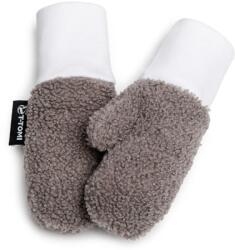 T-Tomi TEDDY Gloves Grey mănuși pentru nou-nascuti si copii 12-18 months 1 buc