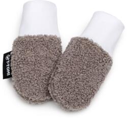 T-Tomi TEDDY Gloves Grey mănuși pentru nou-nascuti si copii 0-6 months 1 buc