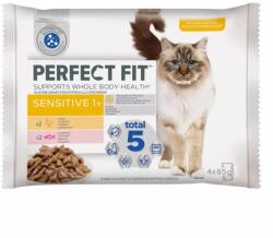 Perfect Fit alutasak sensitive csirke & lazac 4x85gr Multipack - grandopet