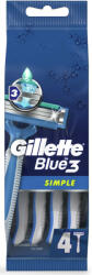 Gillette eldobható borotva 4 db Blue 3 Simple