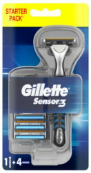 Gillette készülék+4 db borotvabetét Sensor3