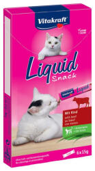 Vitakraft Recompense pisica Vitakraft Cat Liquid-Snack cu vita si inulina 6x15g