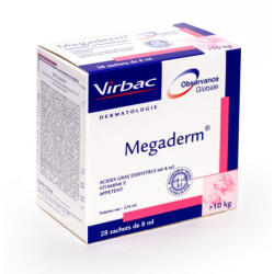 Virbac MegaDerm 8 ml, 28 plicuri - petmax