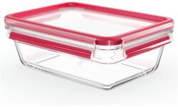 Tefal - Кутия за храна 1, 3 л MSEAL GLASS червена/стъкло (GS0281)