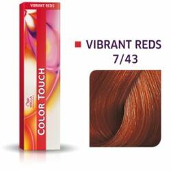 Wella Color Touch Vibrant Reds cu efect multi-dimensional 7/43 60 ml
