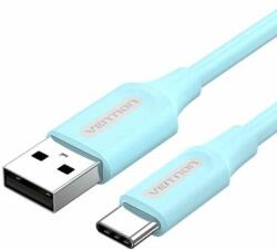 Vention Cablu USB 2.0 A și USB-C 3A Vention COKSF 1m în albastru deschis (COKSF)