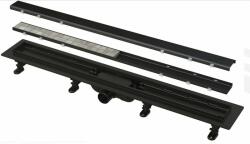 Alcadrain Set rigola pentru dus cu capac Alca APZ19 Black Simple 85 cm (APZ19BLACK-850)