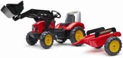 FALK 2020M Supercharger tractor de mers cu încărcător și siding - roșu (FA2020M)