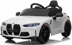 Beneo Mașină electrică BMW M4, albă, telecomandă 2, 4 GHz, baterie 12V, 2x MOTOR (BMW_M4_WHITE)
