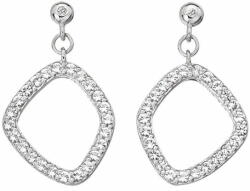  Hot Diamonds Luxus ezüst fülbevalók gyémántokkal és topázzal Behold DE654 - mall