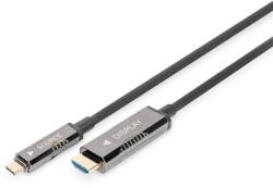 ASSMANN 4K USB Typ - C auf HDMI AOC Adapterkabel, 10m (AK-330150-100-S) (AK-330150-100-S)