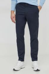 Boss Orange pantaloni barbati, culoarea albastru marin, cu fason chinos PPYH-SPM01C_59X