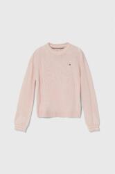 Tommy Hilfiger pulover de lână pentru copii culoarea roz, light PPYH-SWG00E_03X