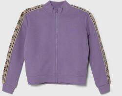 GUESS bluza copii culoarea violet, cu imprimeu PPYH-BLG006_48X