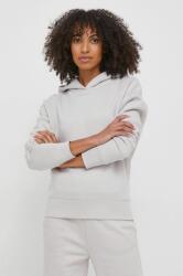 Calvin Klein bluză femei, culoarea gri, cu glugă, uni K20K206960 PPYH-BLD026_09X