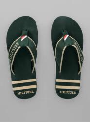 Tommy Hilfiger slapi SPORTY BEACH SANDAL barbati, culoarea verde, FM0FM05020 PPYH-KLM02L_67X