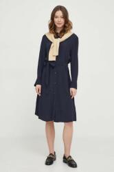 Tommy Hilfiger rochie culoarea bleumarin, mini, evazați WW0WW40563 PPYH-SUD001_59A