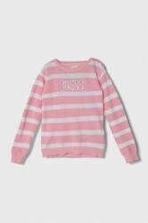 GUESS pulover de bumbac pentru copii culoarea roz, light PPYH-SWG01L_30X