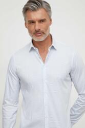 Calvin Klein cămașă bărbați, culoarea alb, cu guler clasic, slim K10K112311 PPYH-KDM03G_00X