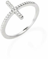 Amen Diamonds RCRBBZ csillogó ezüstgyűrű cirkóniumkövekkel (Kerület 52 mm)