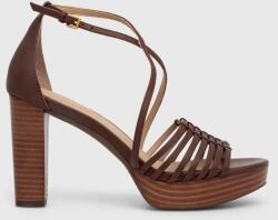 Lauren Ralph Lauren sandale de piele Shelby culoarea maro 802920000000 PPYH-OBD08R_89X