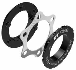 DT Swiss MTB féktárcsa adapter Centerlockról 6 csavarosra, átütős bringákhoz is, fekete