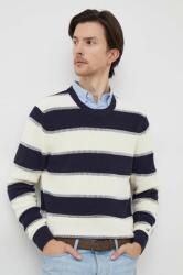 Tommy Hilfiger pulover de bumbac culoarea bleumarin MW0MW33517 PPYH-SWM01S_59A