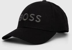 Boss șapcă de baseball din bumbac culoarea negru, cu imprimeu 50505571 PPYH-CAM00A_99X