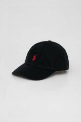 Ralph Lauren șapcă de baseball din bumbac culoarea negru, cu imprimeu 710548524 99KK-CAM0L6_99X