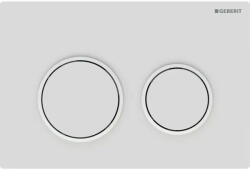 Geberit Omega20 működtetőlap 2 mennyiséges öblítéshez, easy-to-clean, matt fehér/fehér 115.085. 01.1 (115.085.01.1) - szaniteresklimacenter