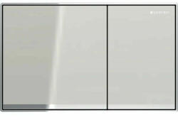 Geberit Sigma60 működtetőlap, 2 mennyiséges öblítéshez, falsíkba ágyazott, homokszürke/tükrös 115.640. JL. 1 (115.640.JL.1) - szaniteresklimacenter