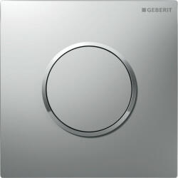 Geberit pneumatikus vizeldevezérlés működtetés, EasyClean bevonat, matt/fényes króm 116.015. JQ. 1 (116.015.JQ.1)