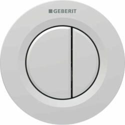 Geberit 01 pneumatikus 2 mennyiséges öblítésű vezérlő, Easy Clean bevonattal, matt króm 116.042. JQ. 1 (116.042.JQ.1) - szaniteresklimacenter