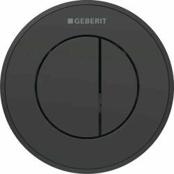 Geberit 10 típusú pneumatikus, 2 mennyiséges öblítésű vezérlő, fekete/matt fekete 116.055. DW. 1 (116.055.DW.1) - szaniteresklimacenter