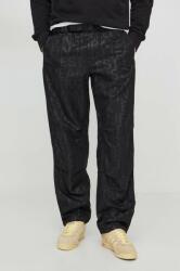 Calvin Klein pantaloni bărbați, culoarea negru, drept J30J324694 PPYH-SPM032_99X