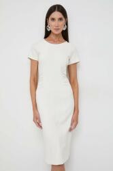HUGO BOSS rochie culoarea alb, mini, mulată 50506992 PPYH-SUD01T_00X