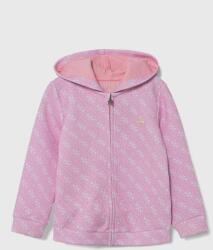 GUESS bluza copii culoarea roz, cu glugă, modelator PPYH-BLG00I_03X