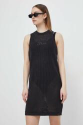 Tommy Hilfiger rochie culoarea negru, mini, drept DW0DW17930 PPYH-SUD217_99X