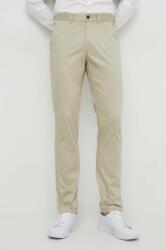 Calvin Klein pantaloni bărbați, culoarea bej, cu fason chinos K10K110963 9BYX-SPM00P_80X